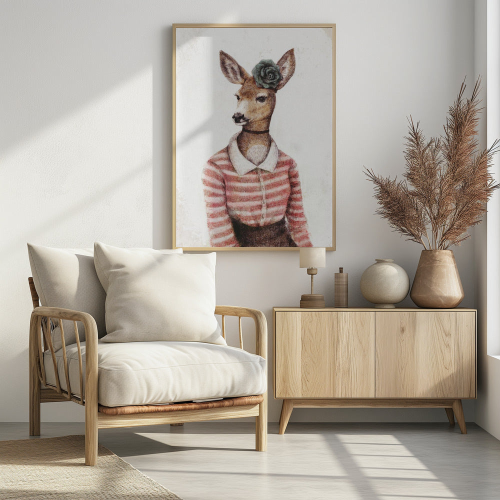 A Deer With A Human Body Shape | Poster