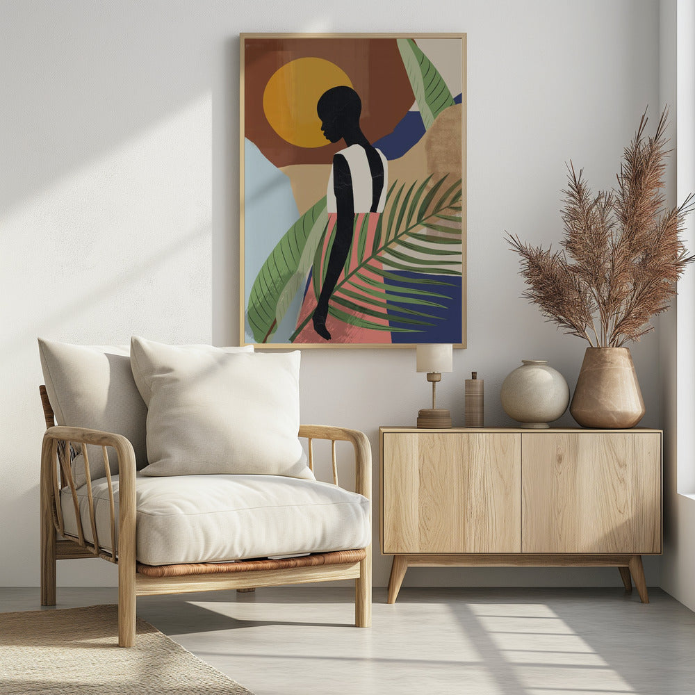 Tropical Girl Shape | Poster