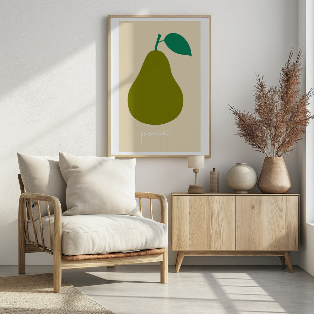 La Poire (Dark Green) | Poster