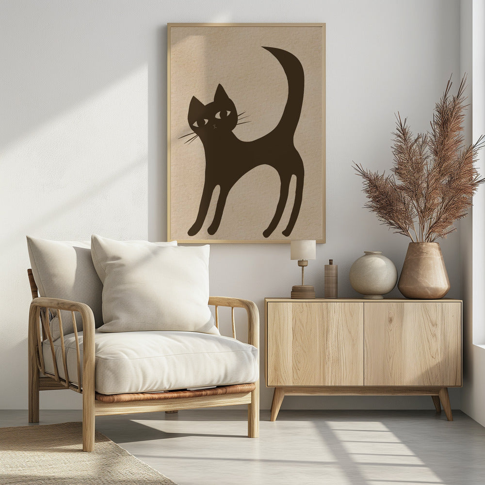 Brown cat | Poster