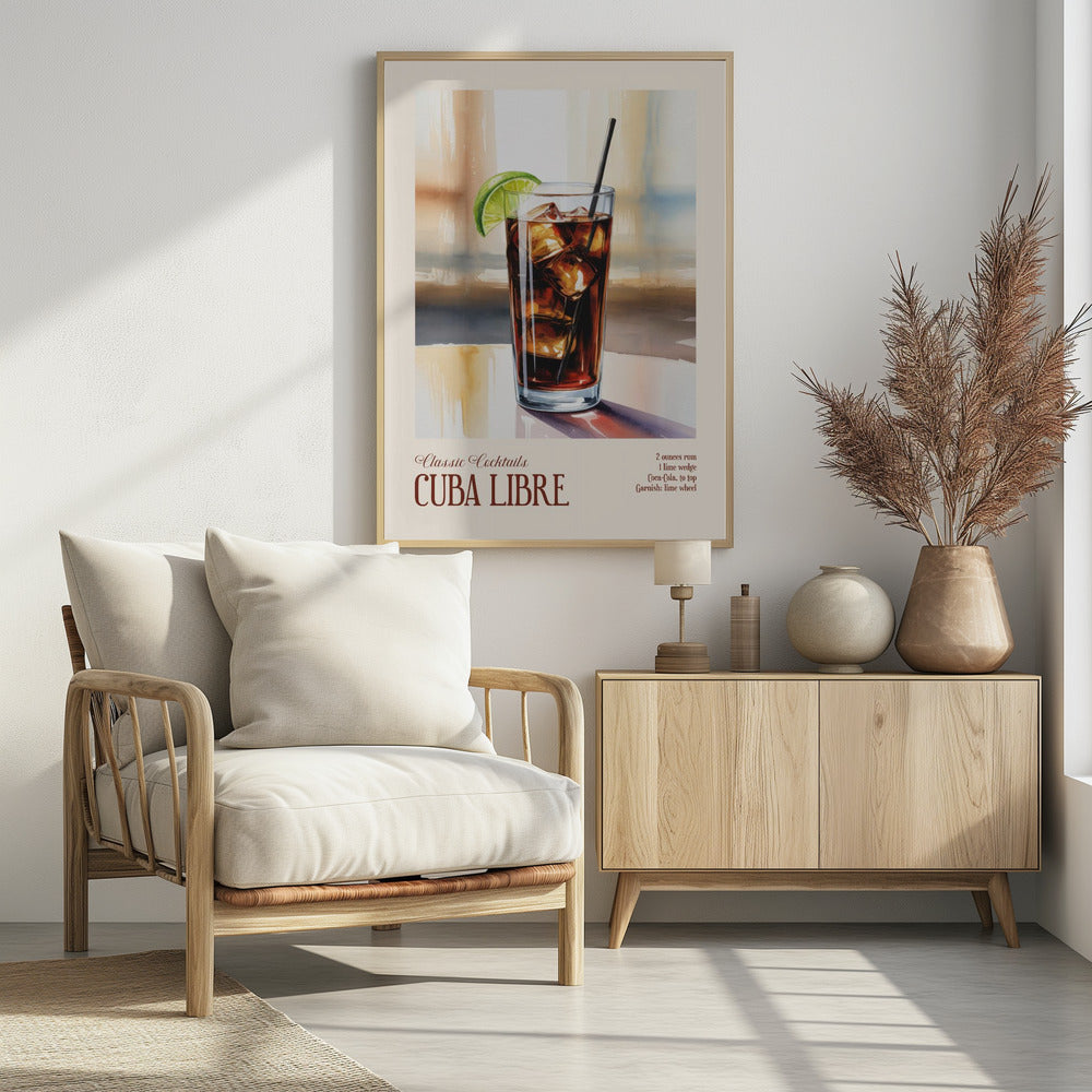 Classic Cocktails - Cuba Libre | Poster