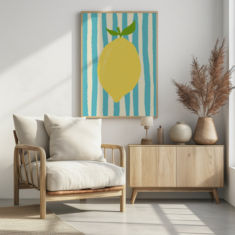 Limone light blue | Poster
