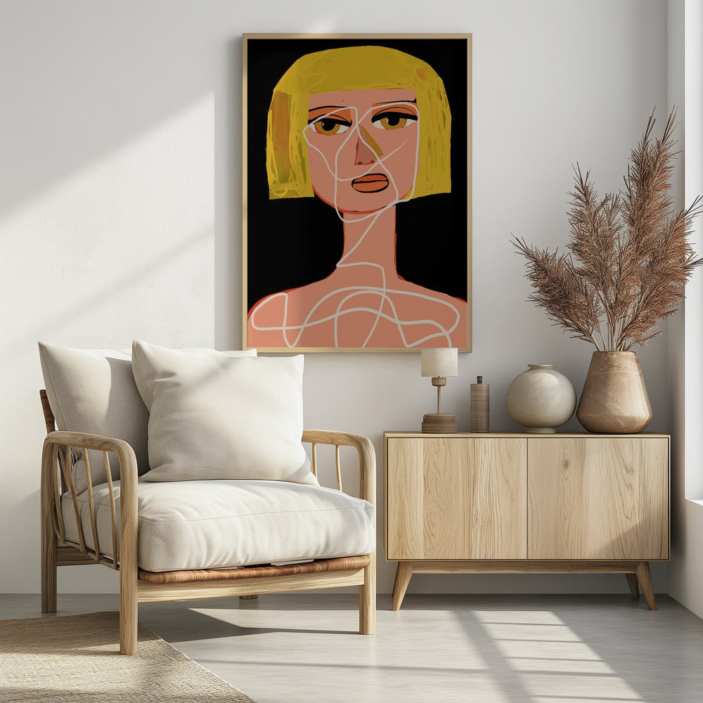 Tied up woman Tangled | Poster