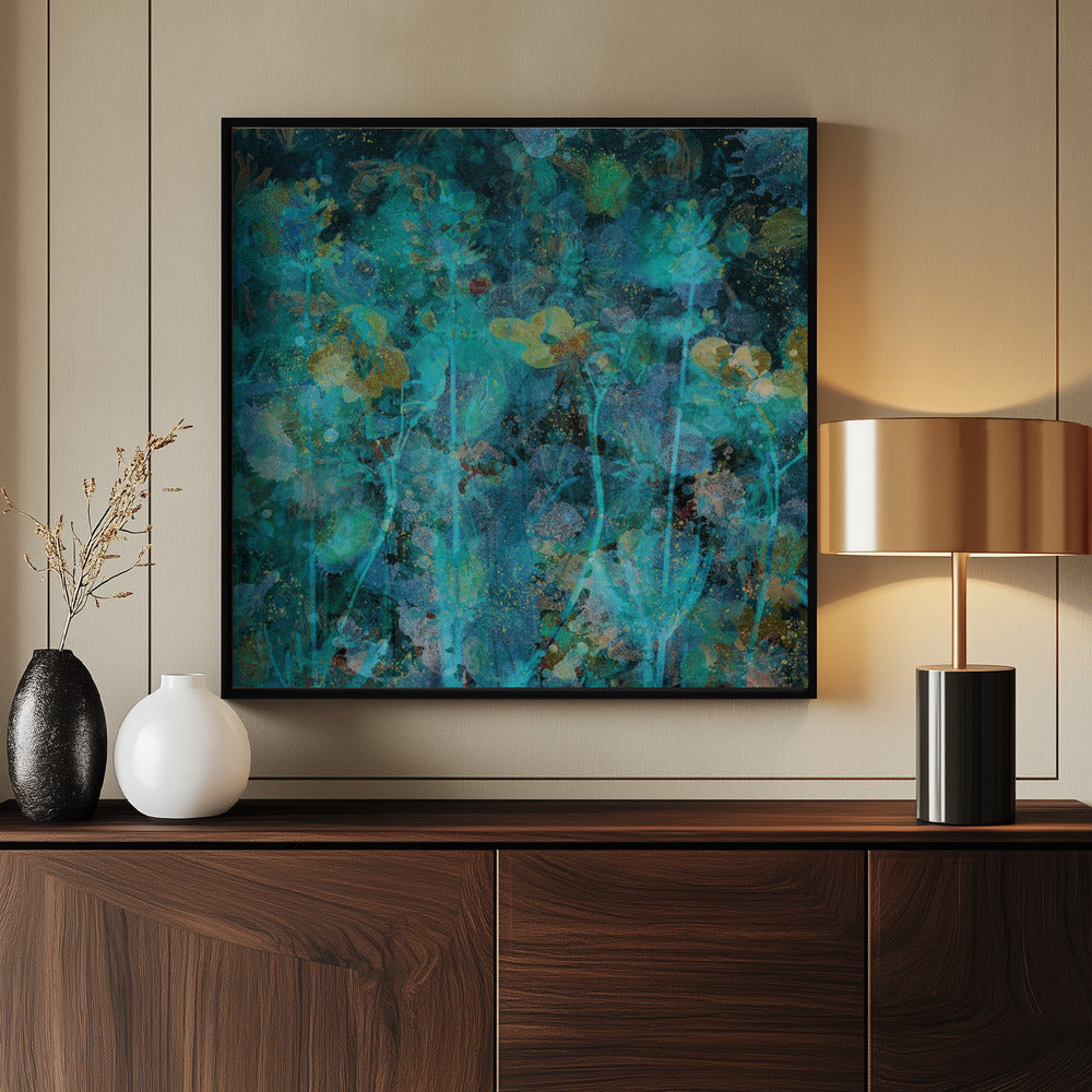 Painterly flowers | Poster