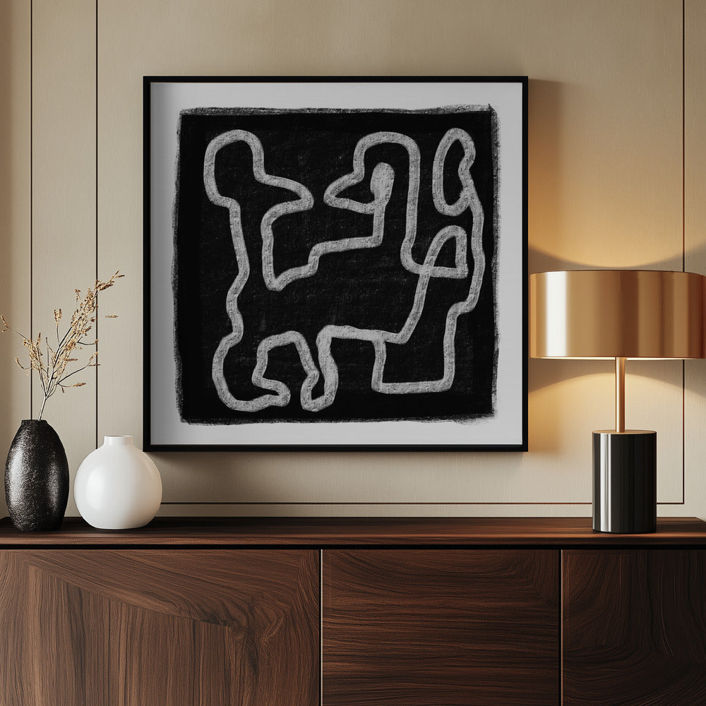 Black Scribble 2 | Poster