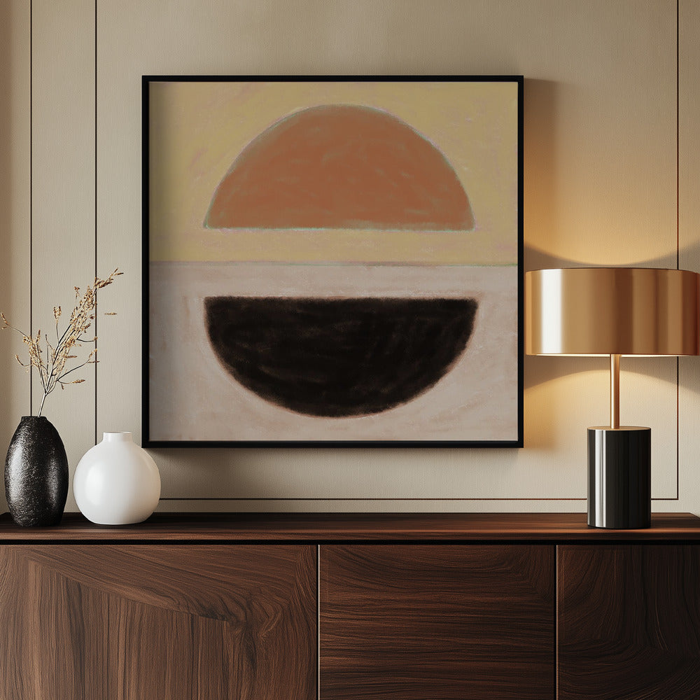 Abstract half circles | Poster