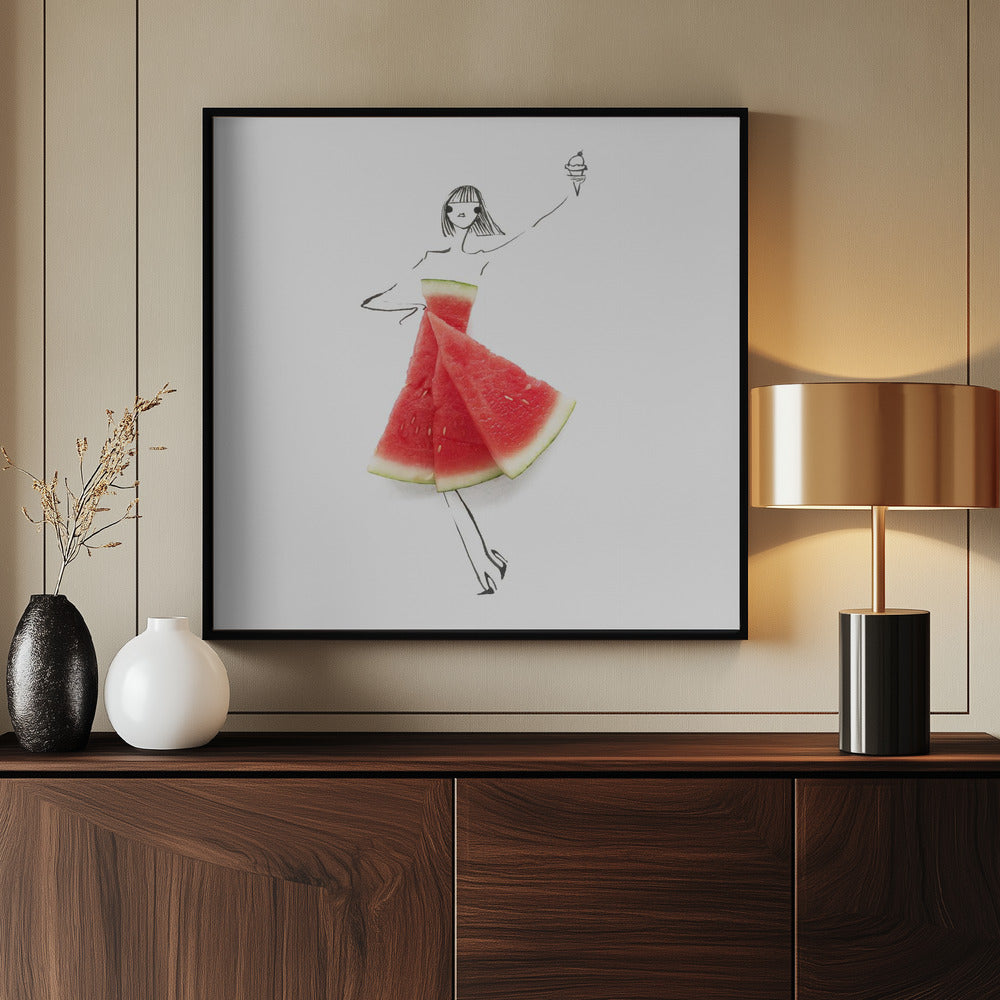 Watermelon Salut | Poster