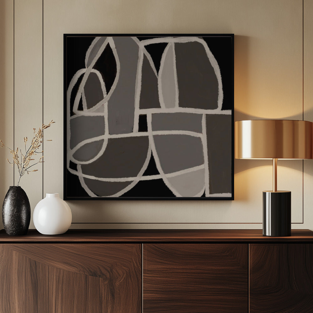 Black and white abstract | Poster