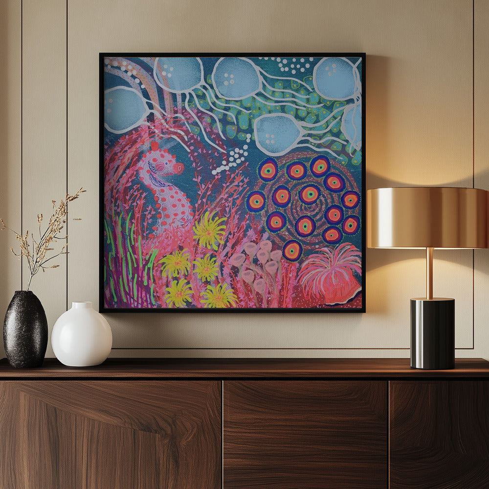 Seahorse In the Rainforest of the Sea | Poster