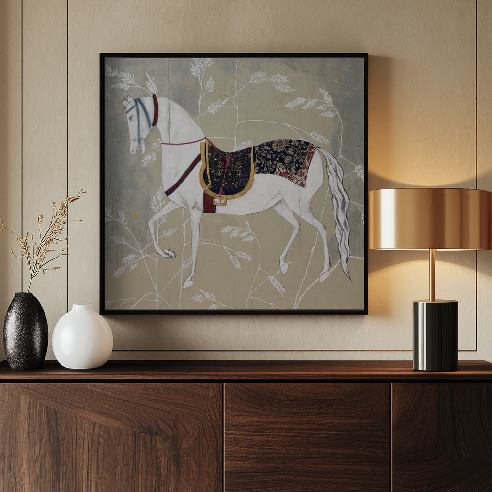 Equestrian Elegance Tapestries of Time Iv | Poster