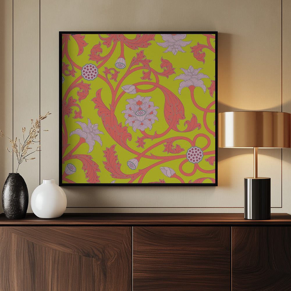 Floral Whimsy Maze | Poster