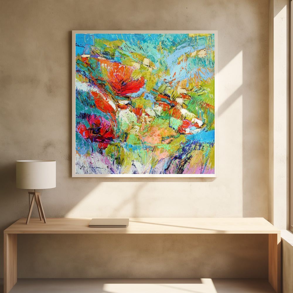 Floral Harmony Burst | Poster