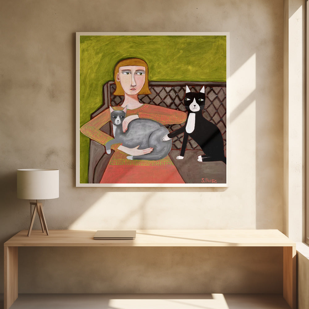 The Jealous Cat | Poster