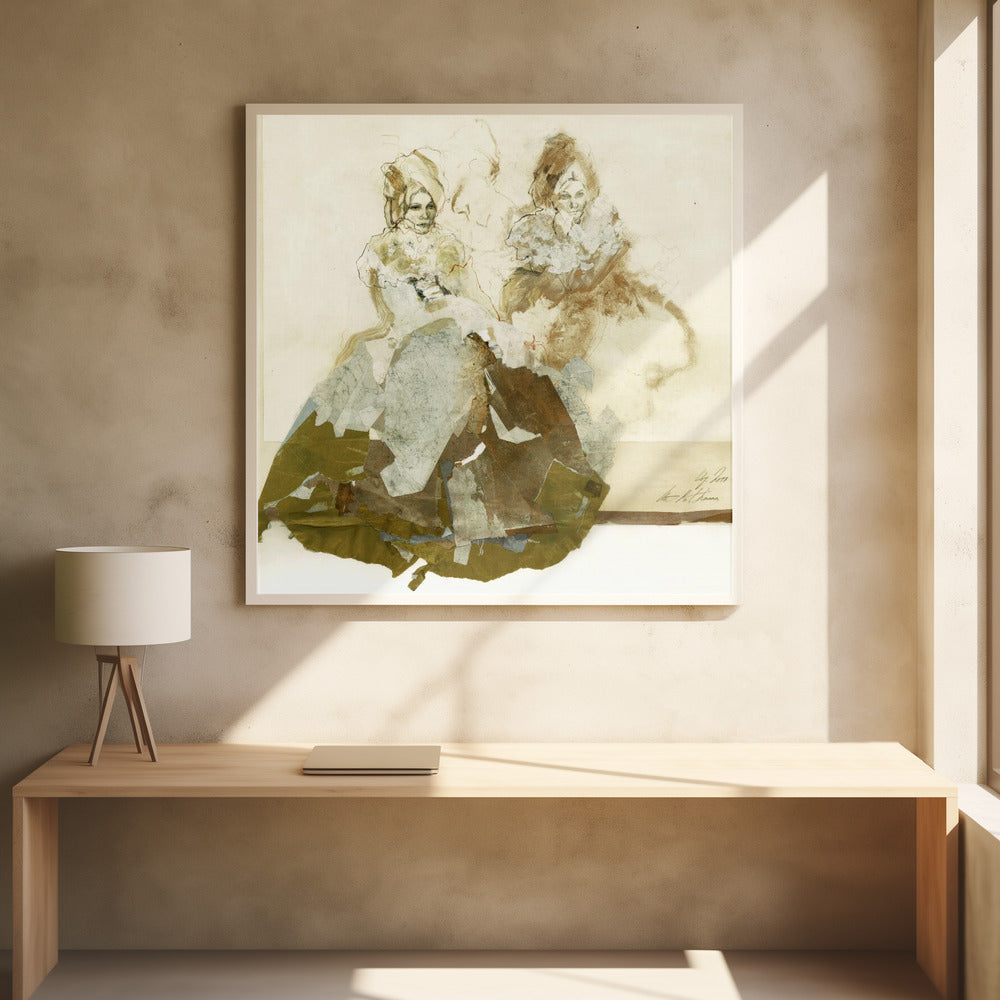 Delicate Lines And Textured Layers | Poster