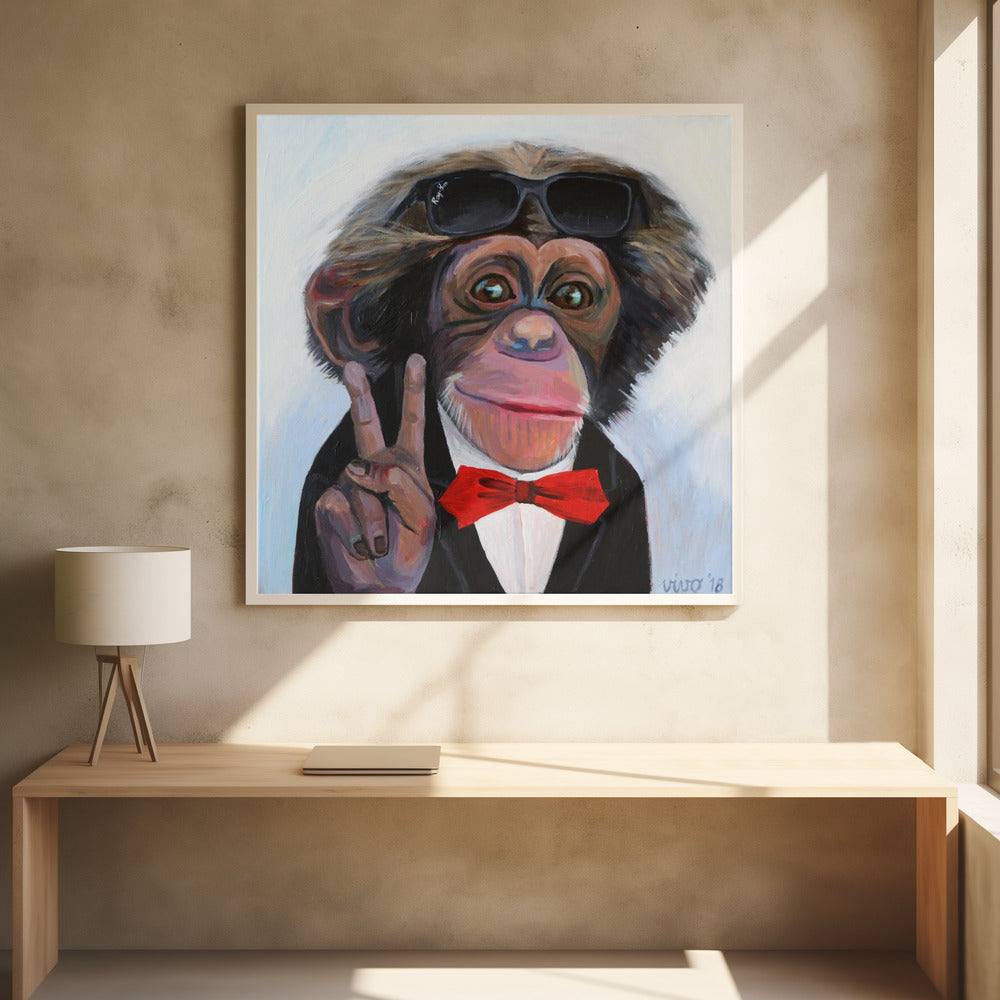 Cool Primate Charm | Poster