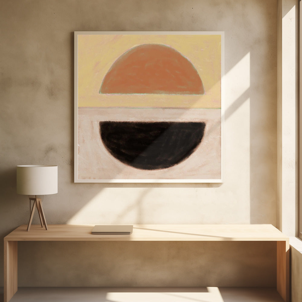 Abstract half circles | Poster