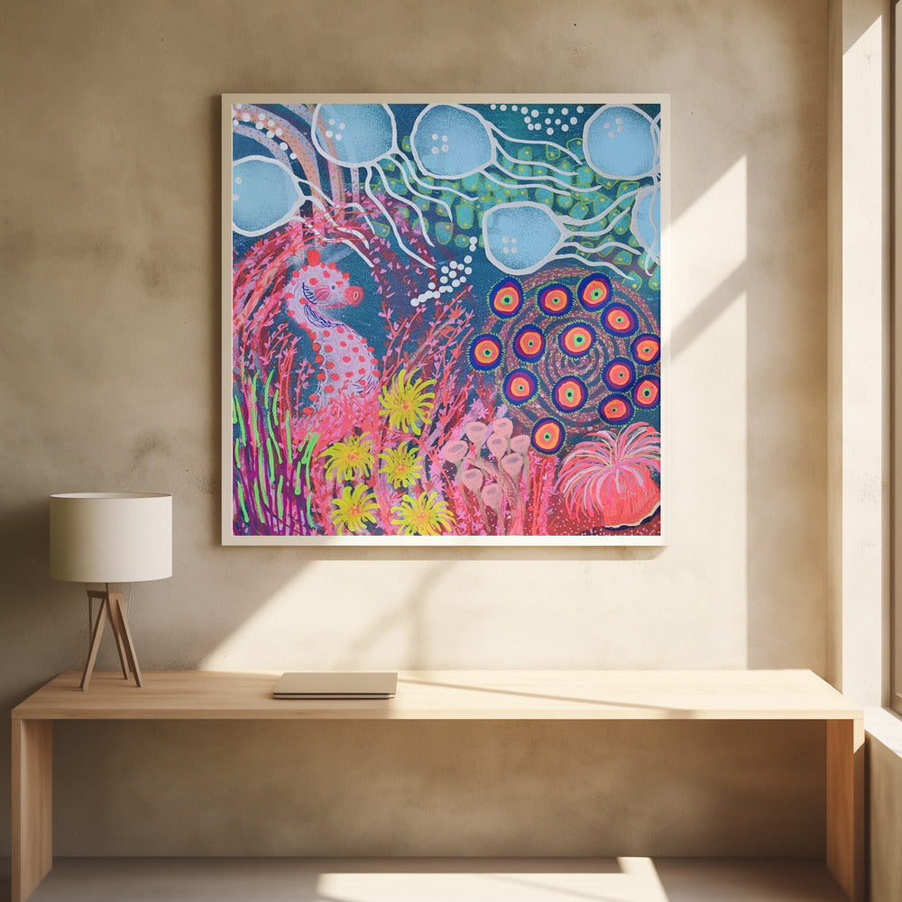 Seahorse In the Rainforest of the Sea | Poster