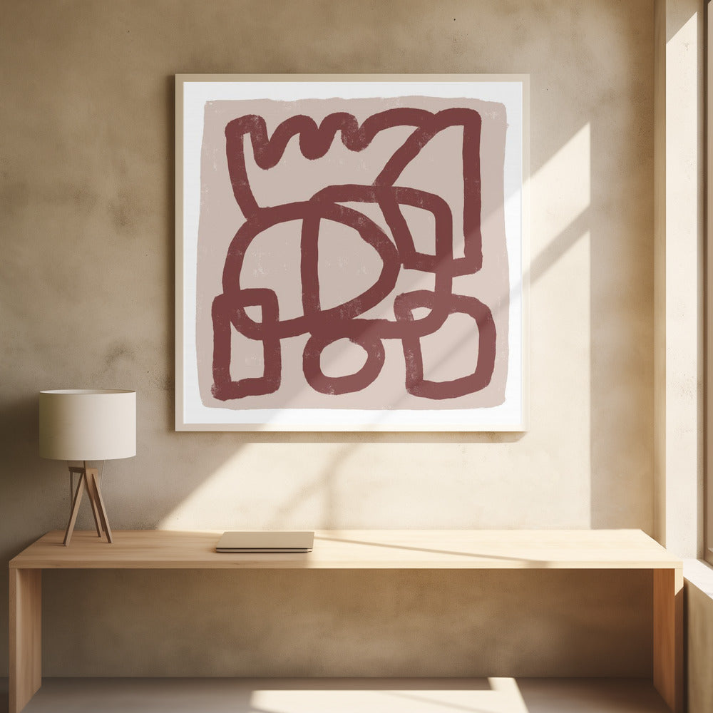 Line drawing, abstract, pattern | Poster