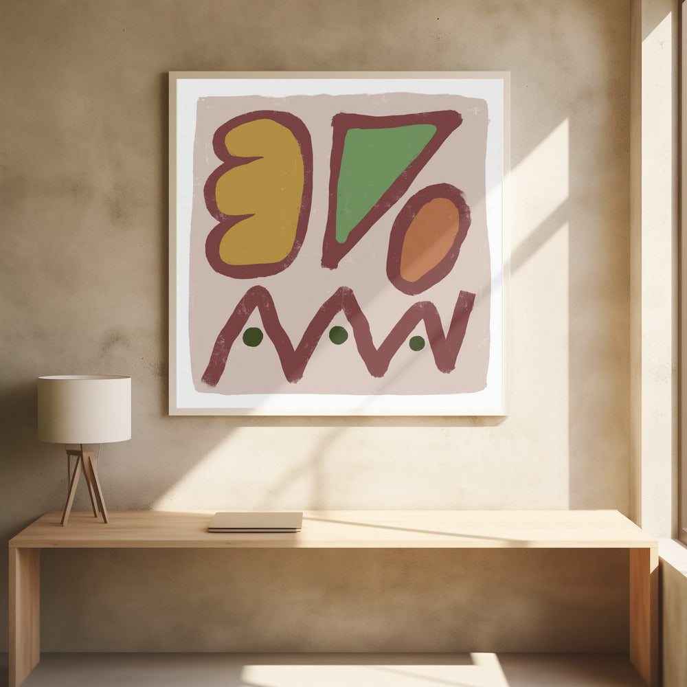 Modern art shapes | Poster