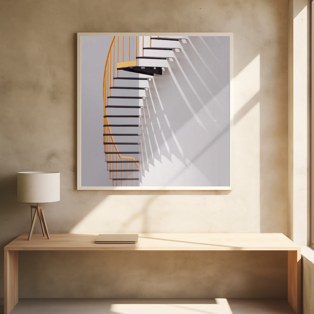 Yellow Staircase | Poster
