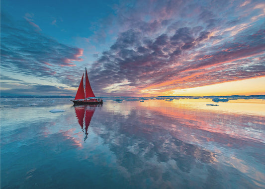 Greenland fire sky | Poster
