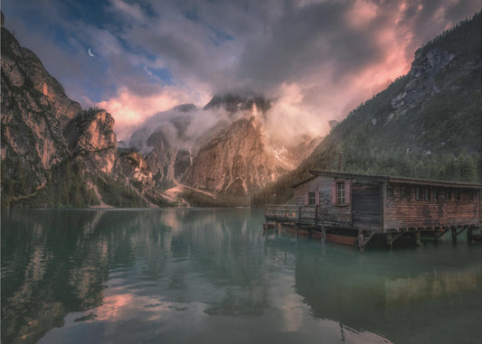 Lago di Braies, Dolomites | Wallpaper