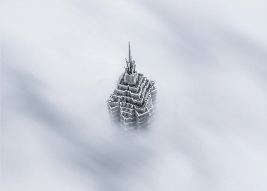 Shanghai Jinmao Tower in Clouds | Wallpaper
