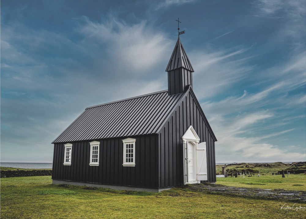 Black Church in Iceland | Wallpaper