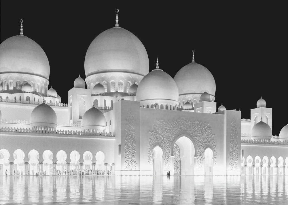 Light of Abu Dhabi Grand Mosque | Wallpaper