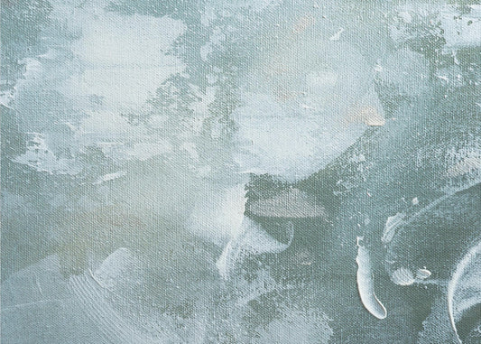 Green and White Acrylic | Wallpaper