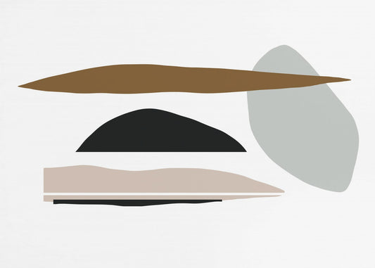 Organic Shapes And Earthy Tones | Wallpaper