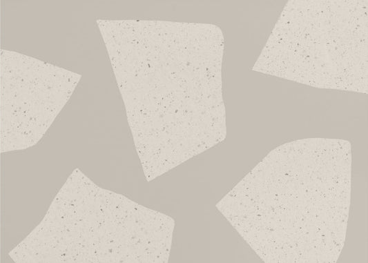 Irregular Light Beige Shapes | Wallpaper