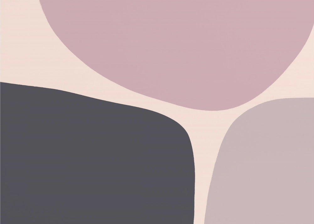 Organic Shapes In Muted Tones | Wallpaper