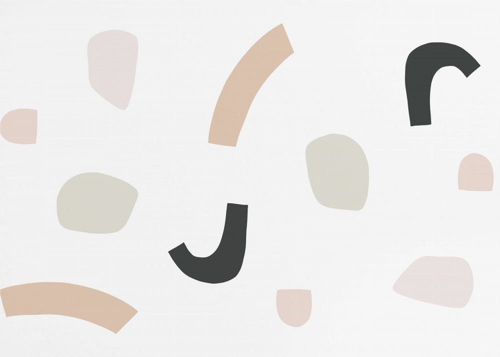 Organic Shapes and Neutral Tones | Wallpaper
