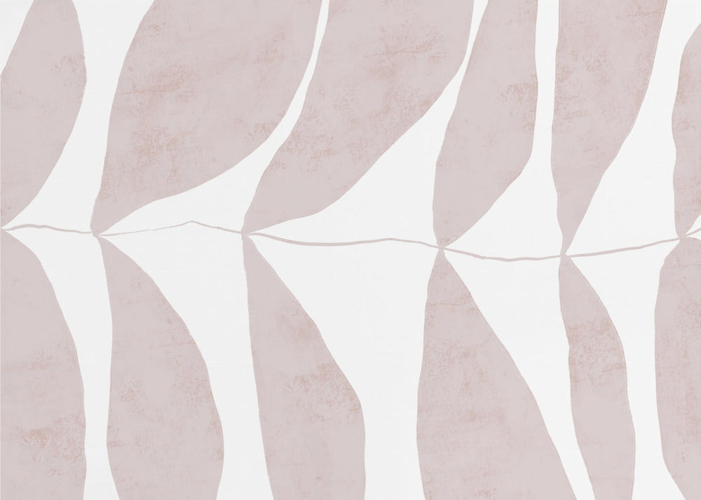 Leaf Patterns in Soft Beige Tones | Canvas