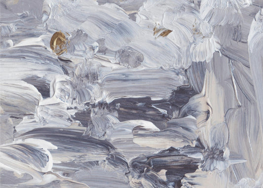 Dynamic Brushstrokes in Shades of Gray and White | Wallpaper