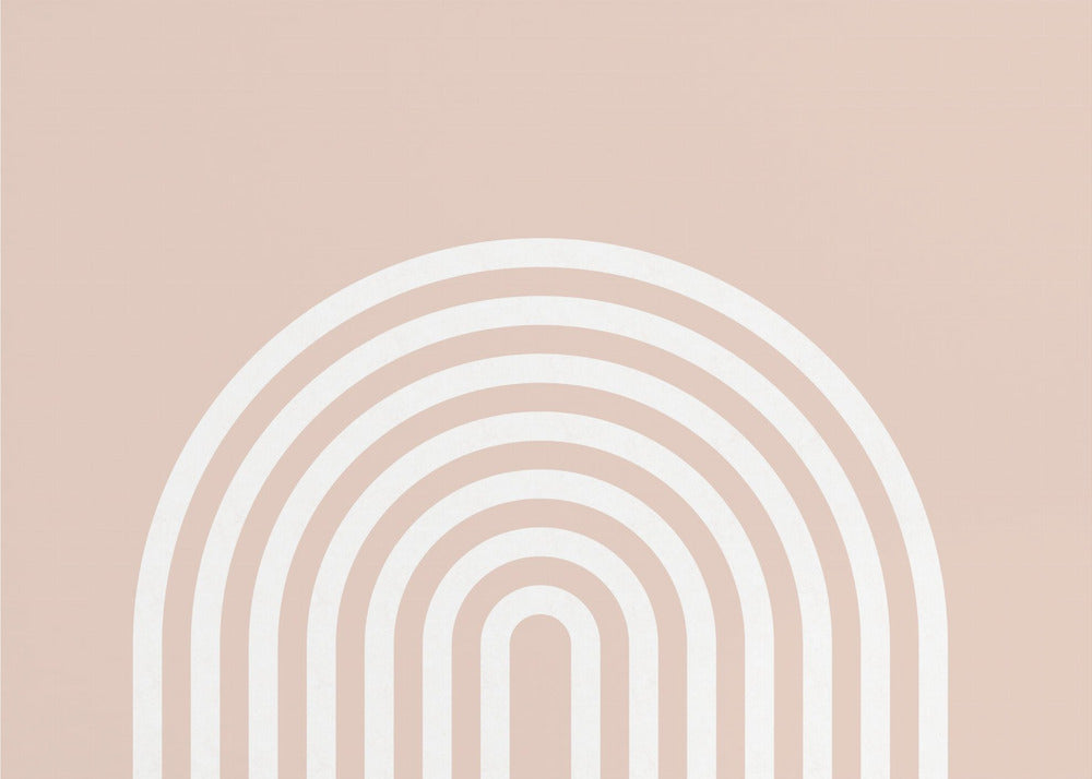 Peach Rainbow | Canvas