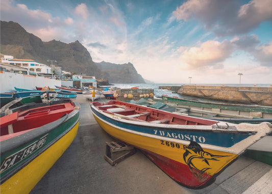 Colored Boats | Wallpaper