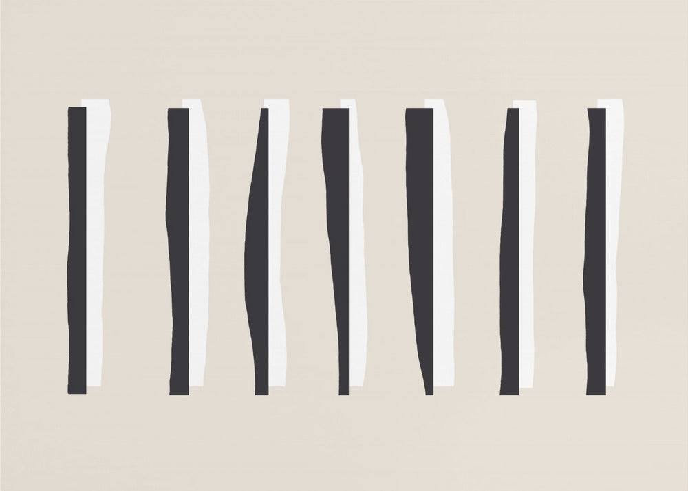 vertical Black And White Stripes | Wallpaper