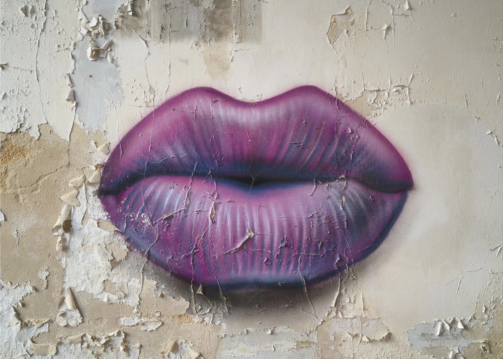 Lips on the Wall | Canvas