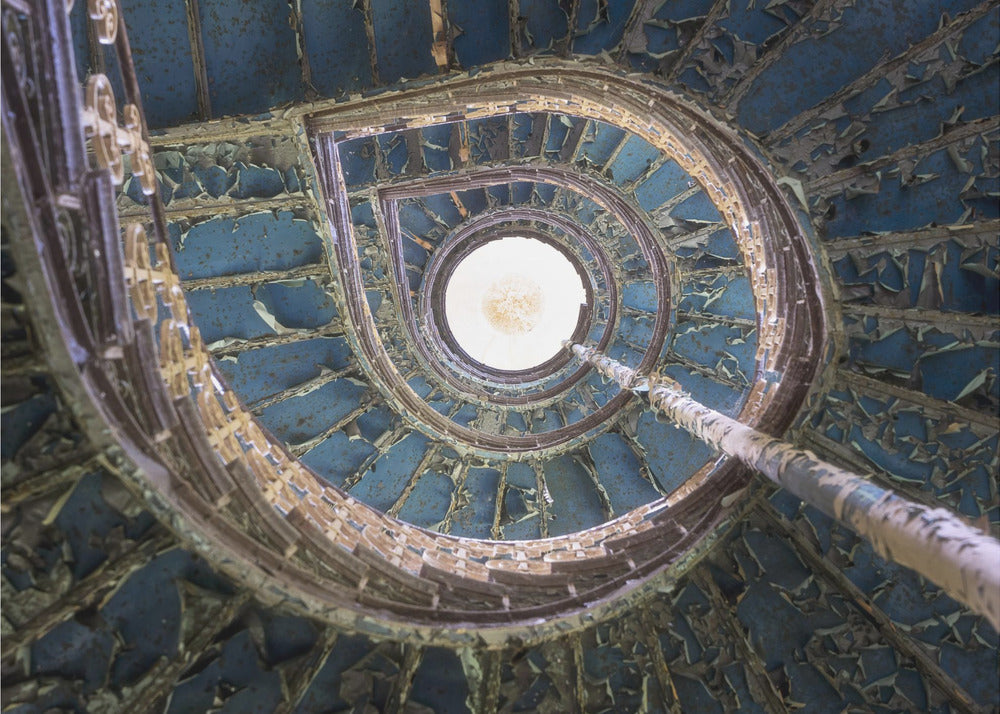 Blue Staircase | Canvas