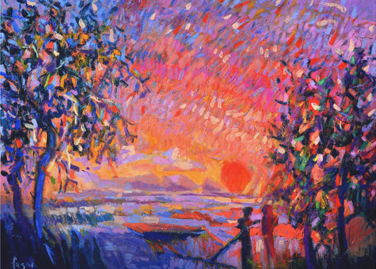 Vibrant Evening Glow | Poster