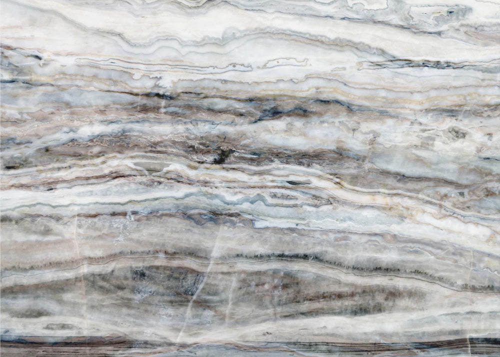 Blue and White Marble 08 | Wallpaper