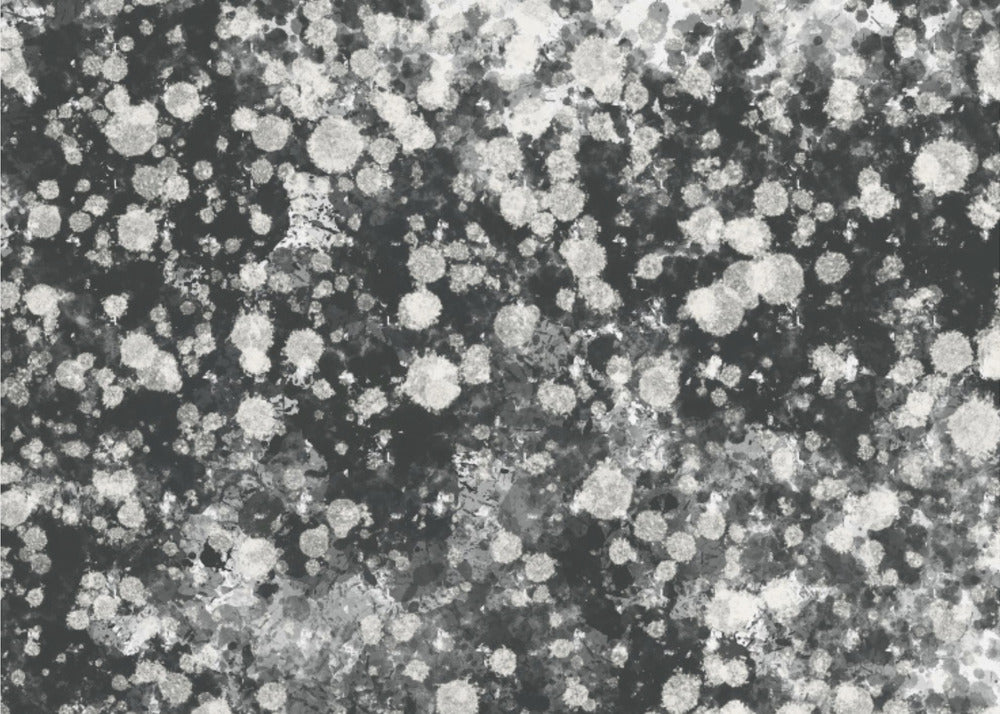 Dynamic Black and White Mystic Dots | Wallpaper