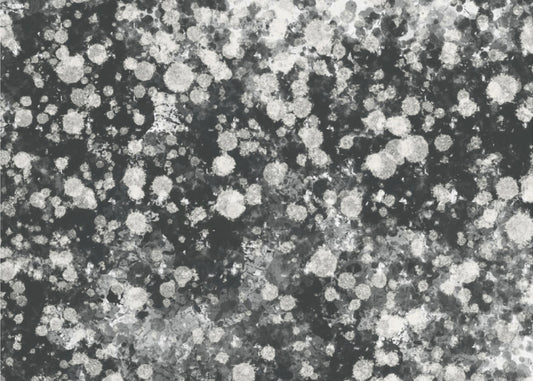 Dynamic Black and White Mystic Dots | Wallpaper