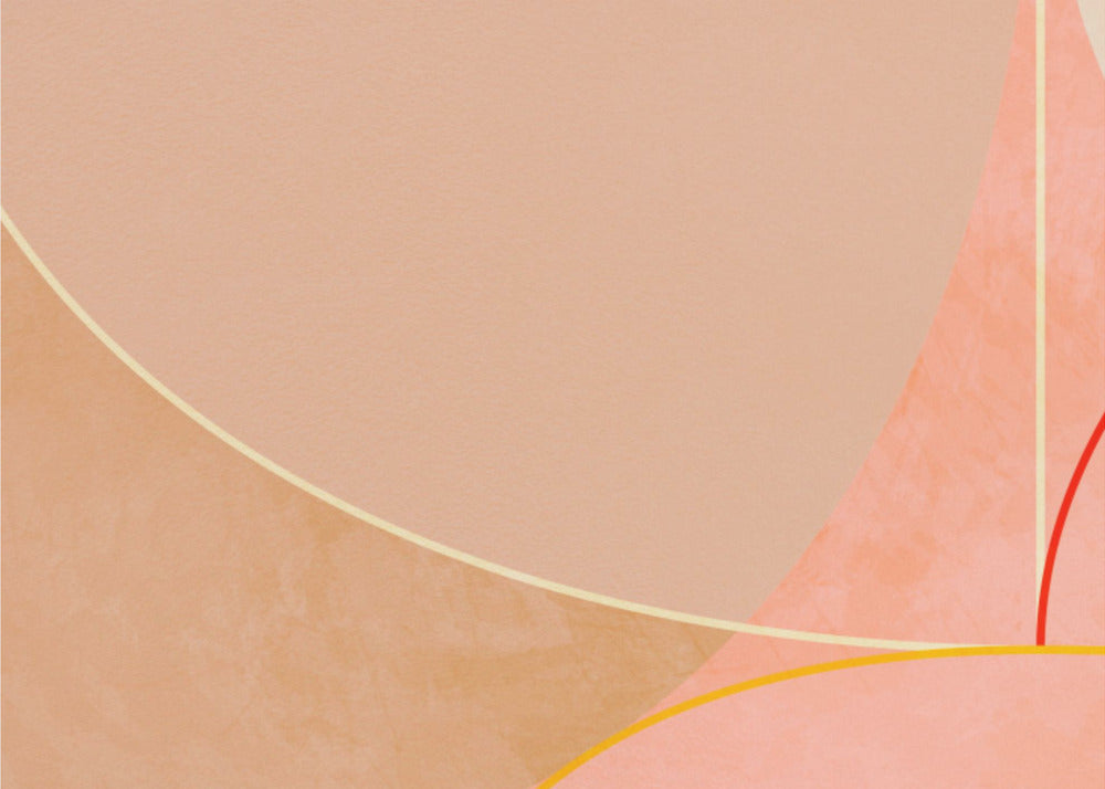 Mid Century Curry Yellow Blush Spring | Canvas