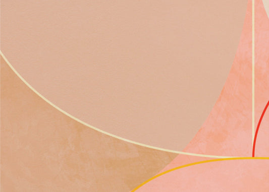 Mid Century Curry Yellow Blush Spring | Canvas