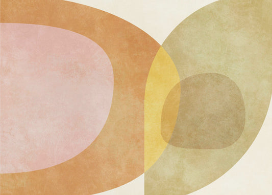 Aqua Shapes3 Kopie | Canvas