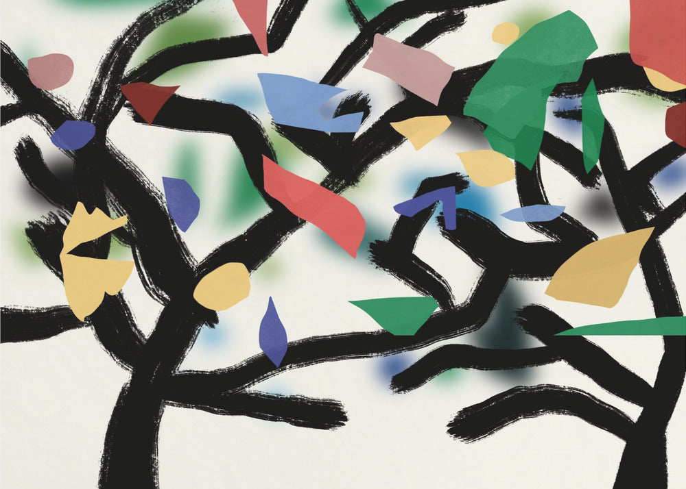 Colorful Branch Dance | Canvas