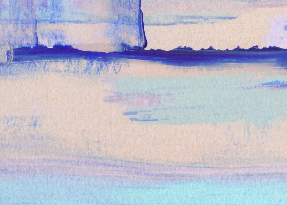 Pastel Colors Blended With Vibrant Blues | Wallpaper